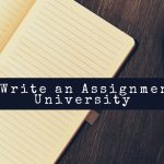 How to Write an Assignment for A University
