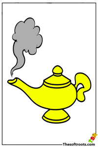How to Draw the Genie Light From Aladdin Drawing